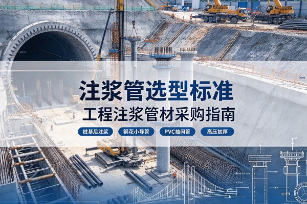 漳州注浆管选型标准